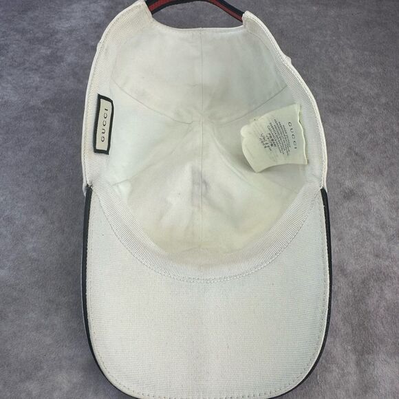 Gucci Web Interlocking Gg Cotton Baseball Cap XL - Picture 8 of 13